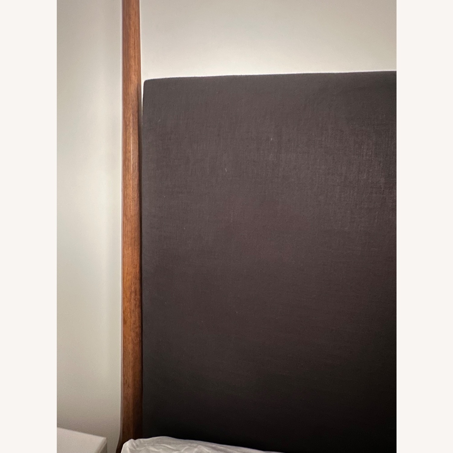 Rose Tarlow Walnut and Iron Four Poster Bed, King - image-7