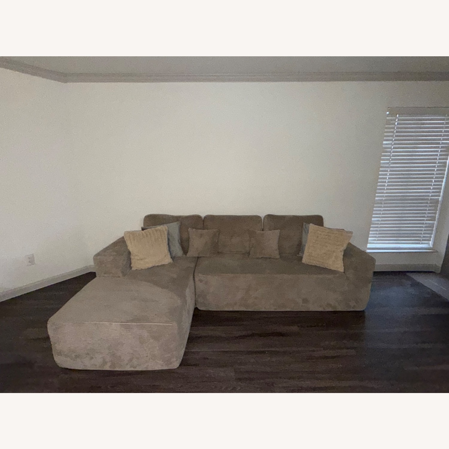 Camel Sectional Cloud Couch - image-1