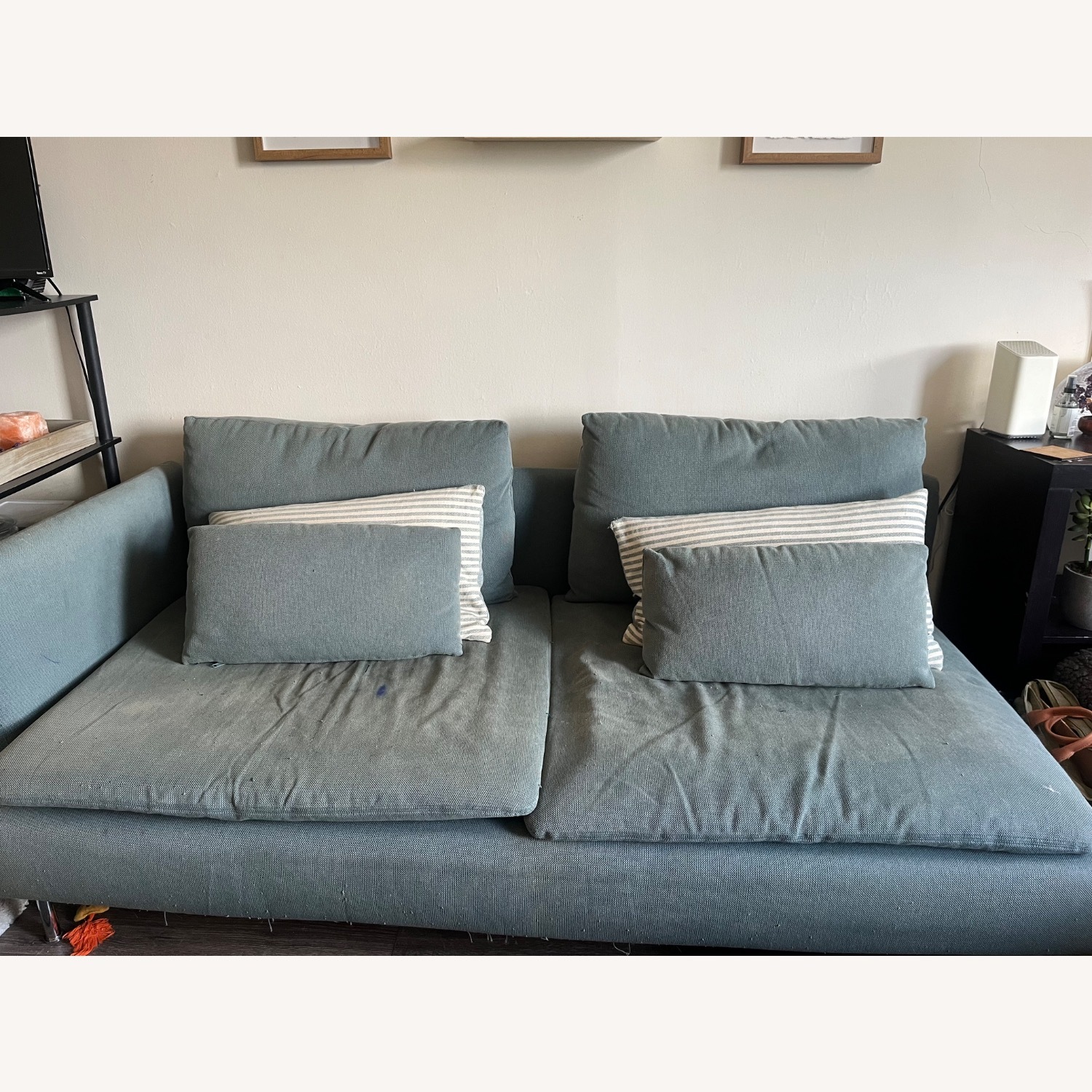 IKEA Green Sofa Set - image-1