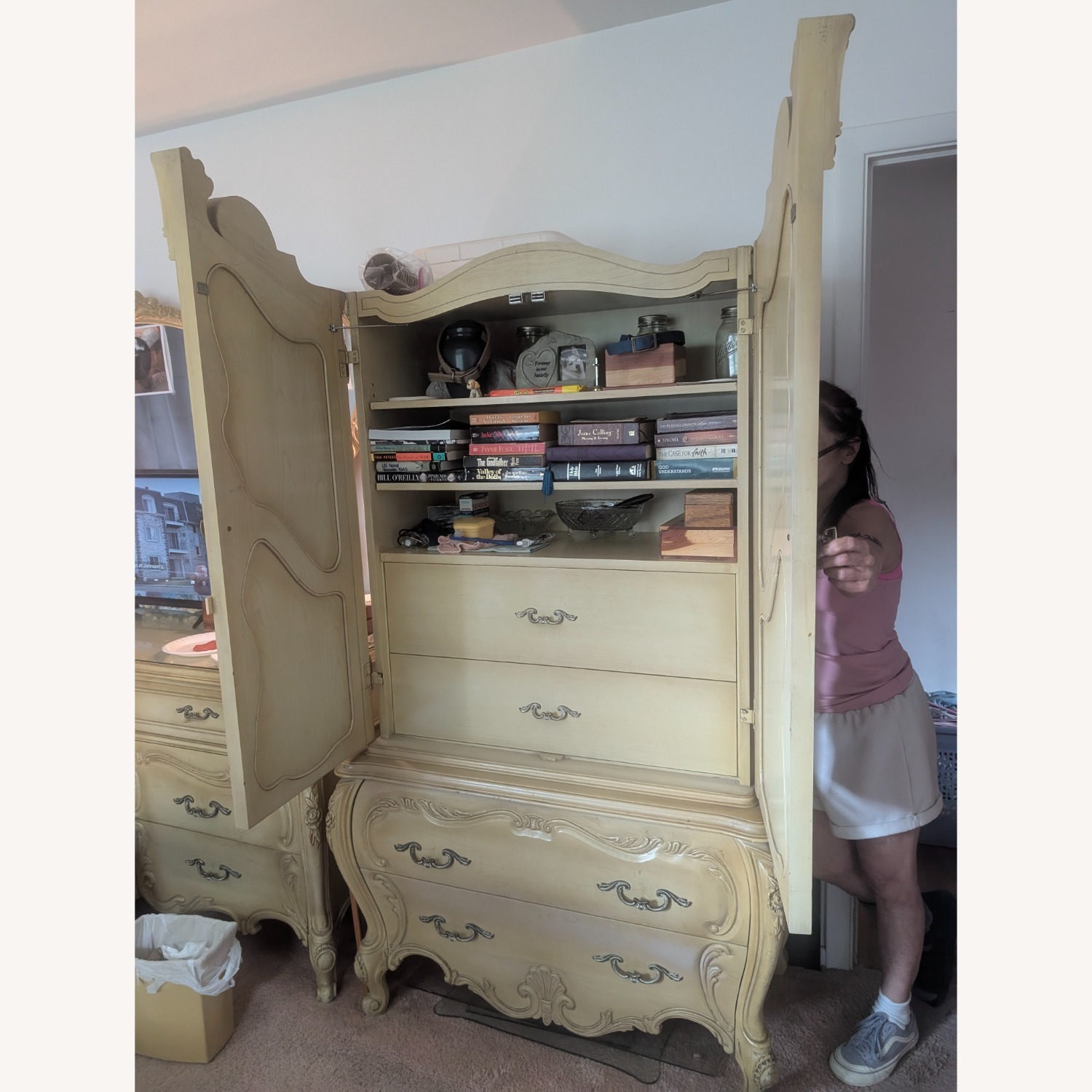 Baroque Rococo Antique Amoire  - image-2