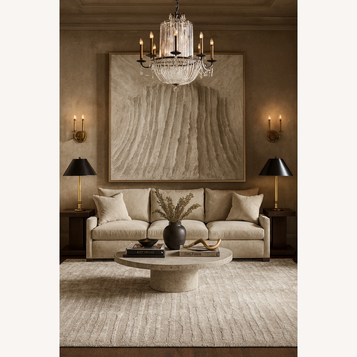 Arhaus Artim Hand-Knotted Rug – 8x10 Ivory - image-0