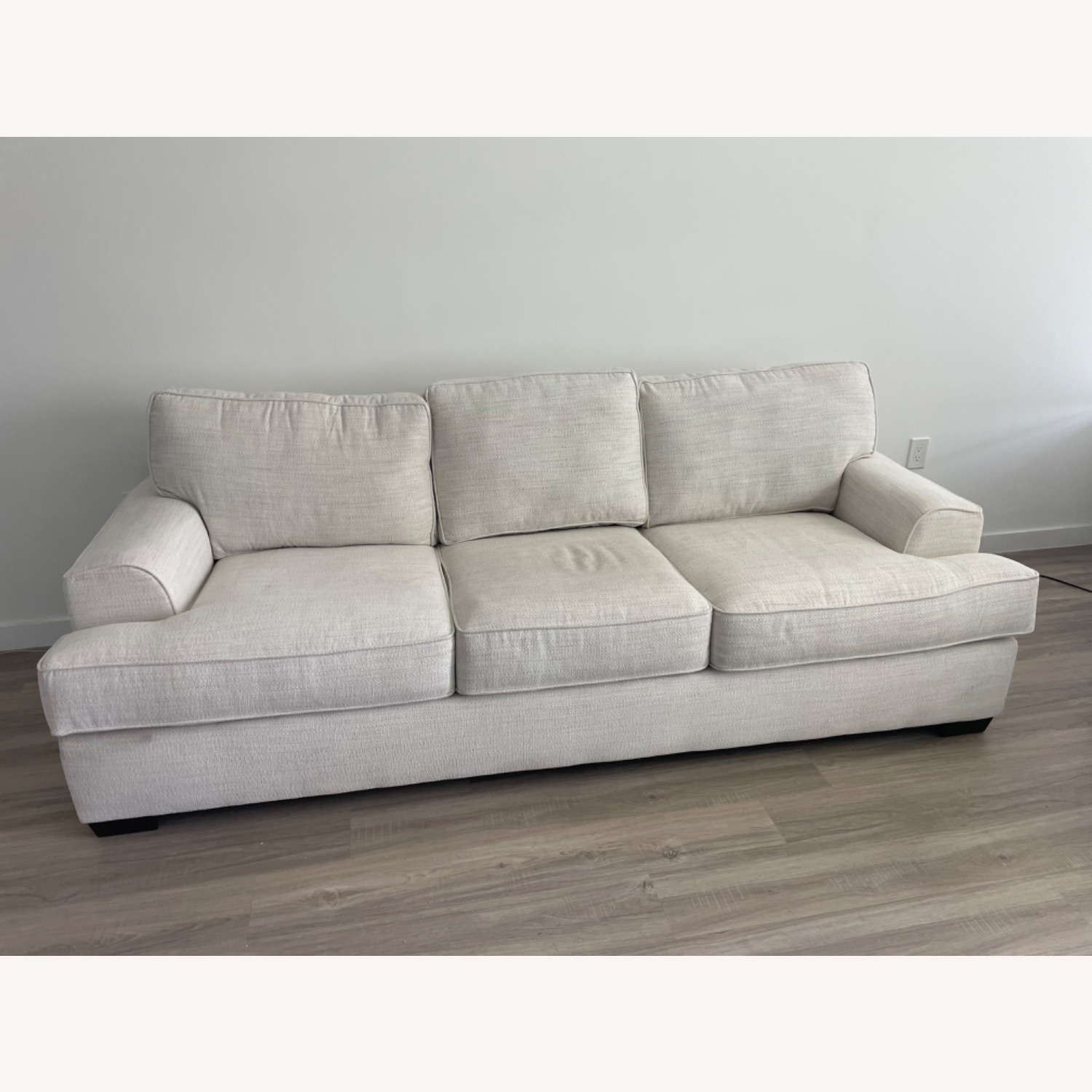 Rooms To Go Cream Sleeper Sofa - image-1