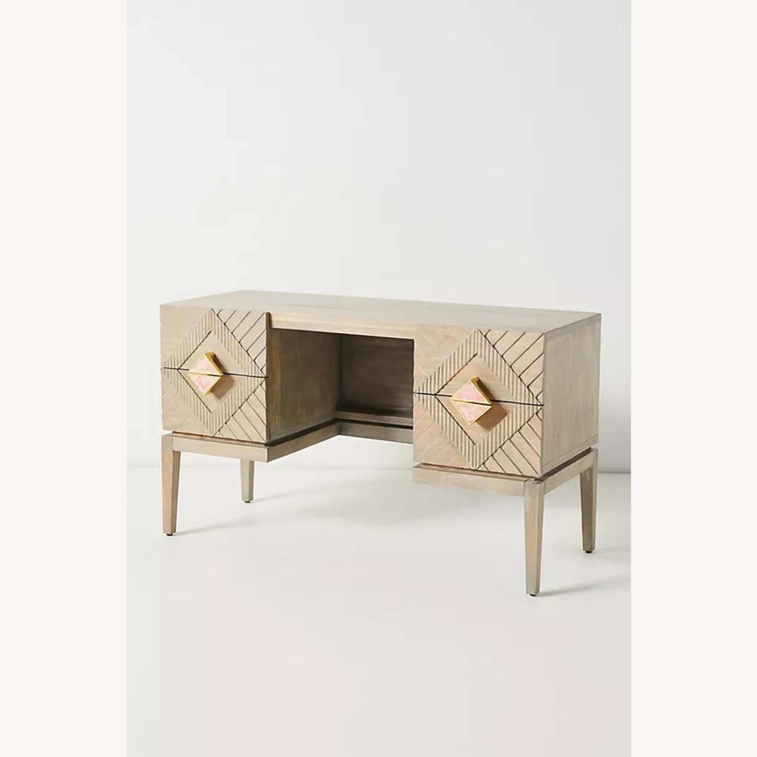 Anthropologie Handcarved Samuel Desk - image-1