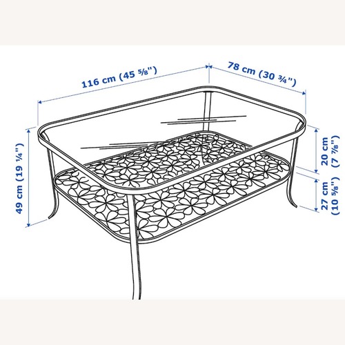 Used IKEA KLINGSBO Coffee Table  for sale on AptDeco