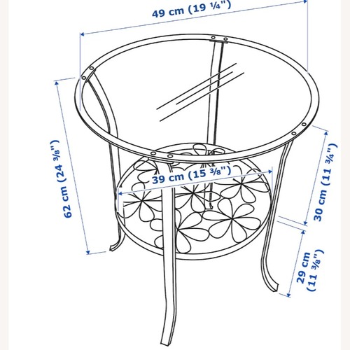 Used IKEA KLINGSBO Side Table  for sale on AptDeco