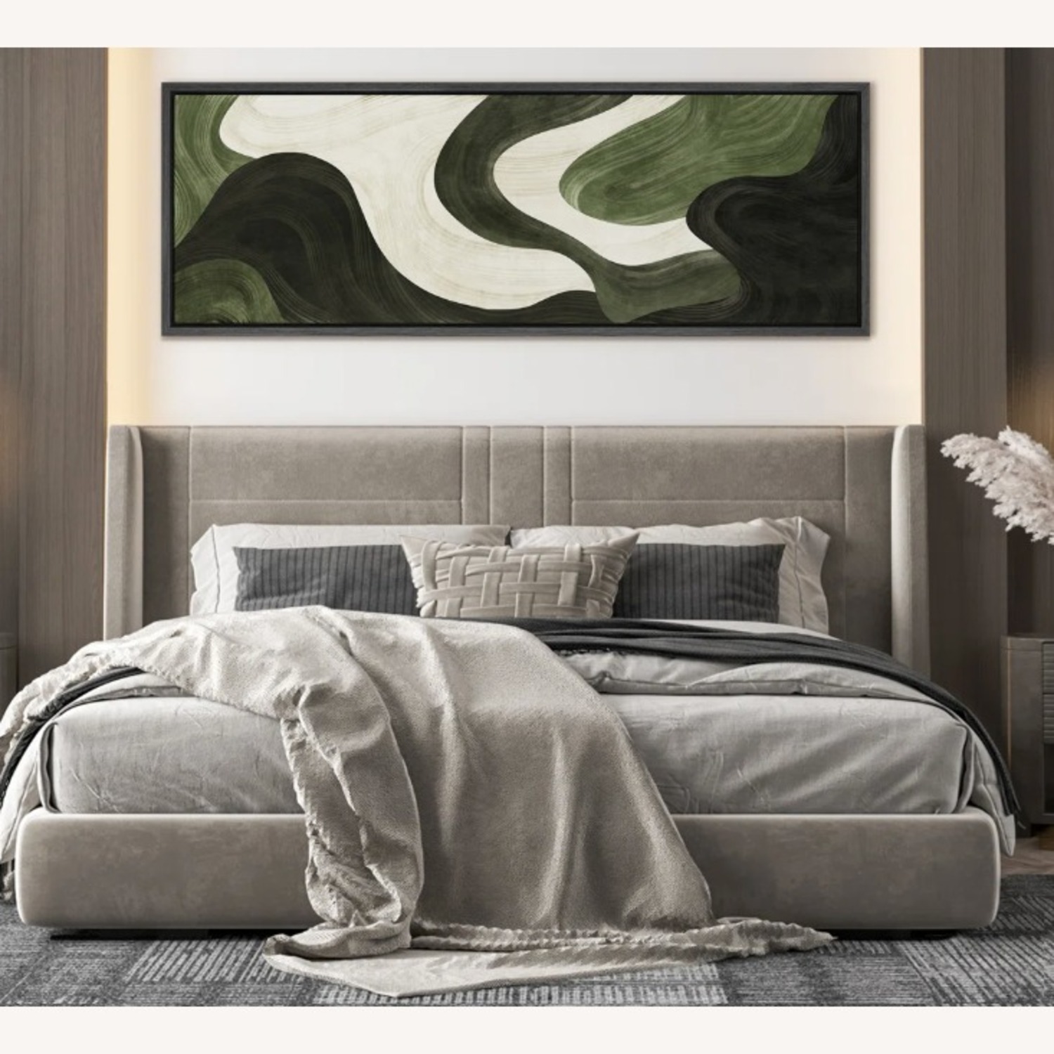 Wayfair Abstract Green Wall Art - image-3