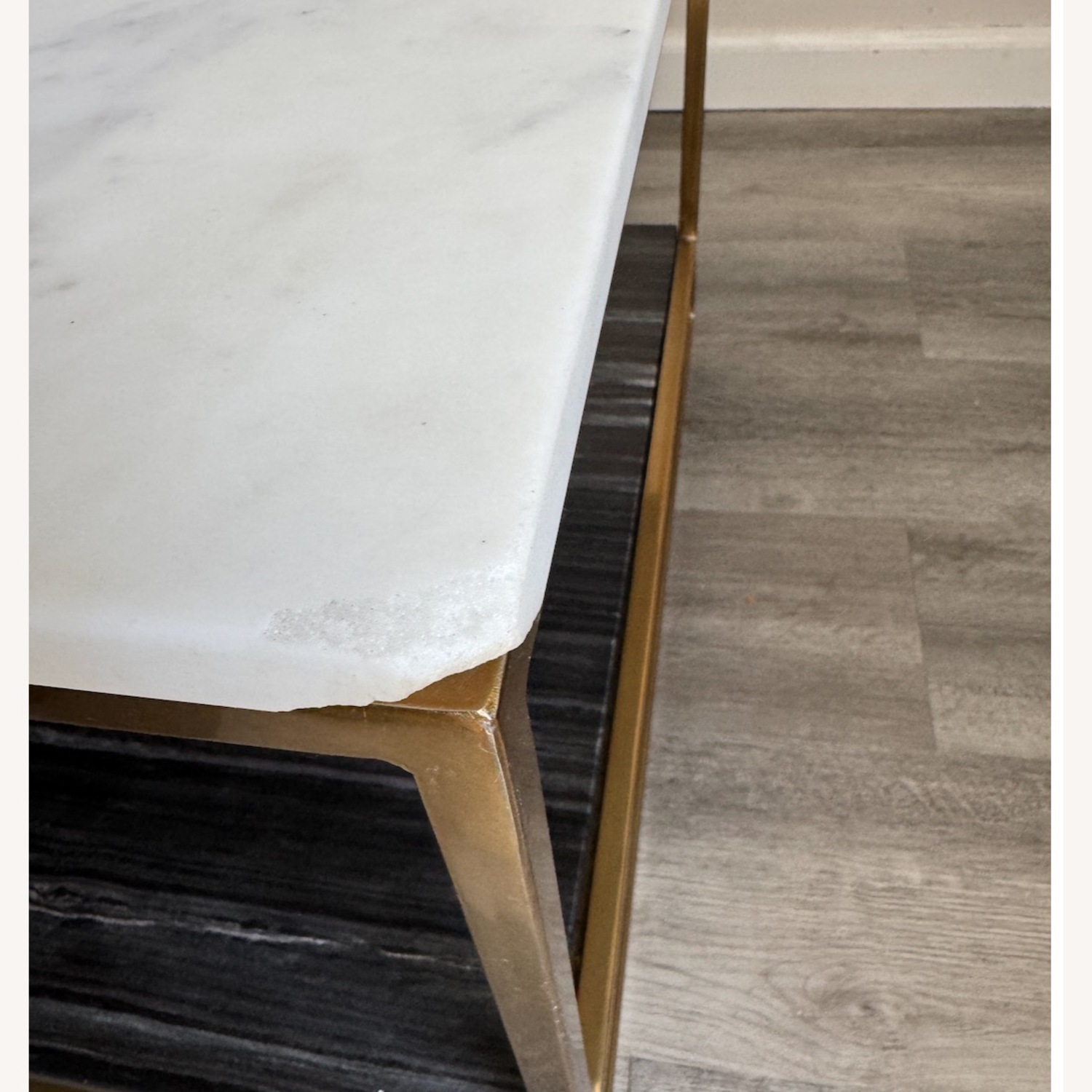CB2 Two-Toned Tiered Marble Coffee Table - image-4
