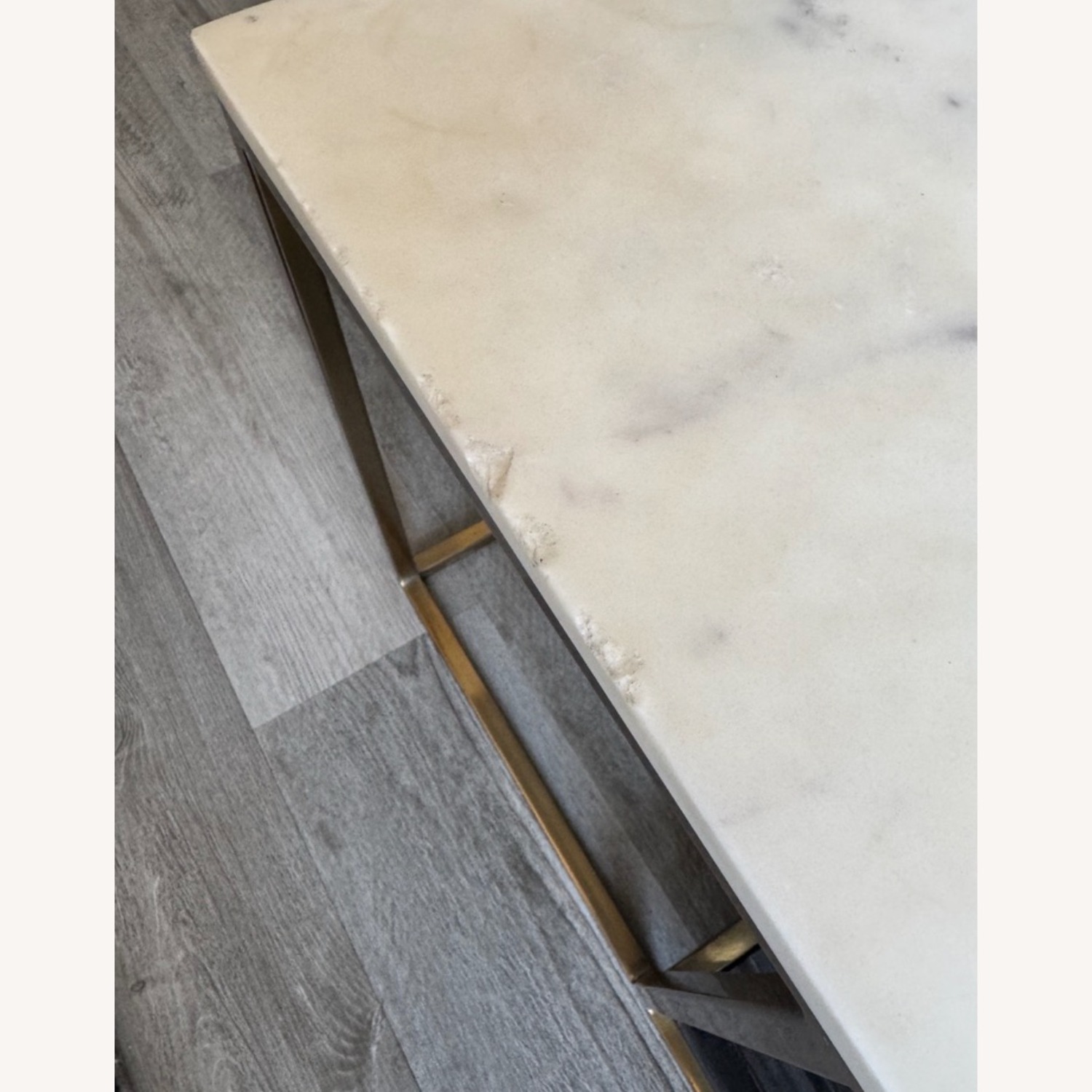 CB2 Two-Toned Tiered Marble Coffee Table - image-5