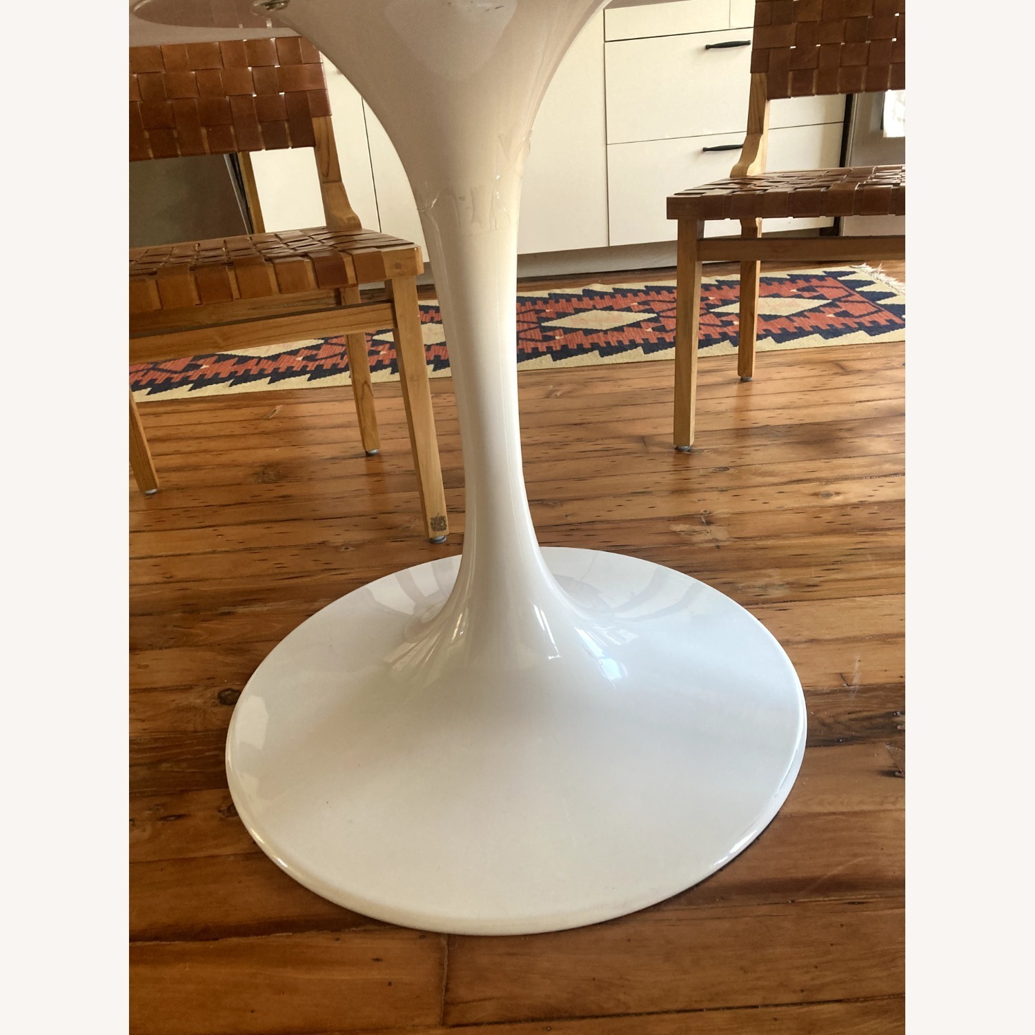 Eero Saarineen Oval Artificial Marble Table 78" - image-4