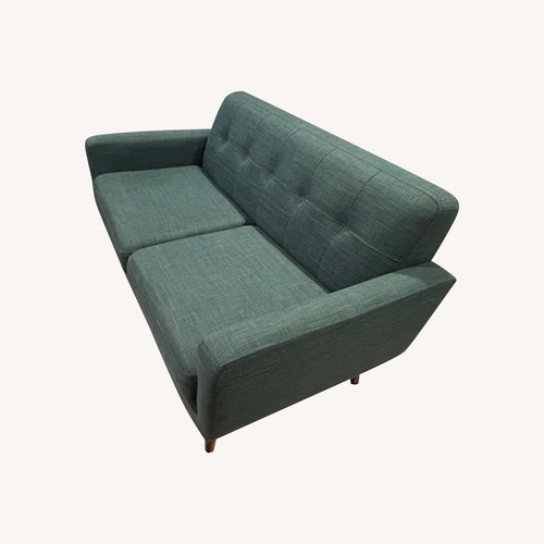 Used Bettie Avocado 65'' Loveseat in Teal for sale on AptDeco