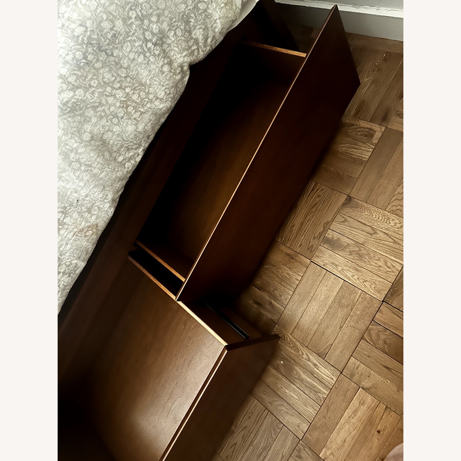 West Elm Ansel Storage Bed, Dark Wood - image-6