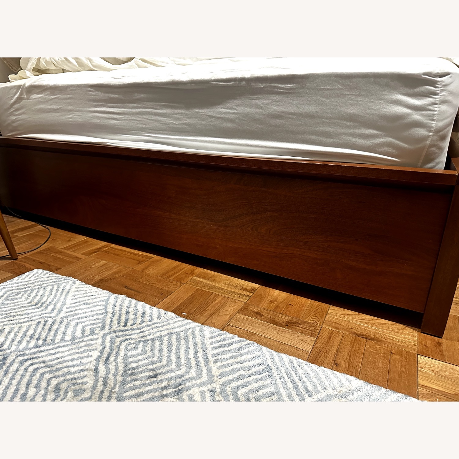 West Elm Ansel Storage Bed, Dark Wood - image-3