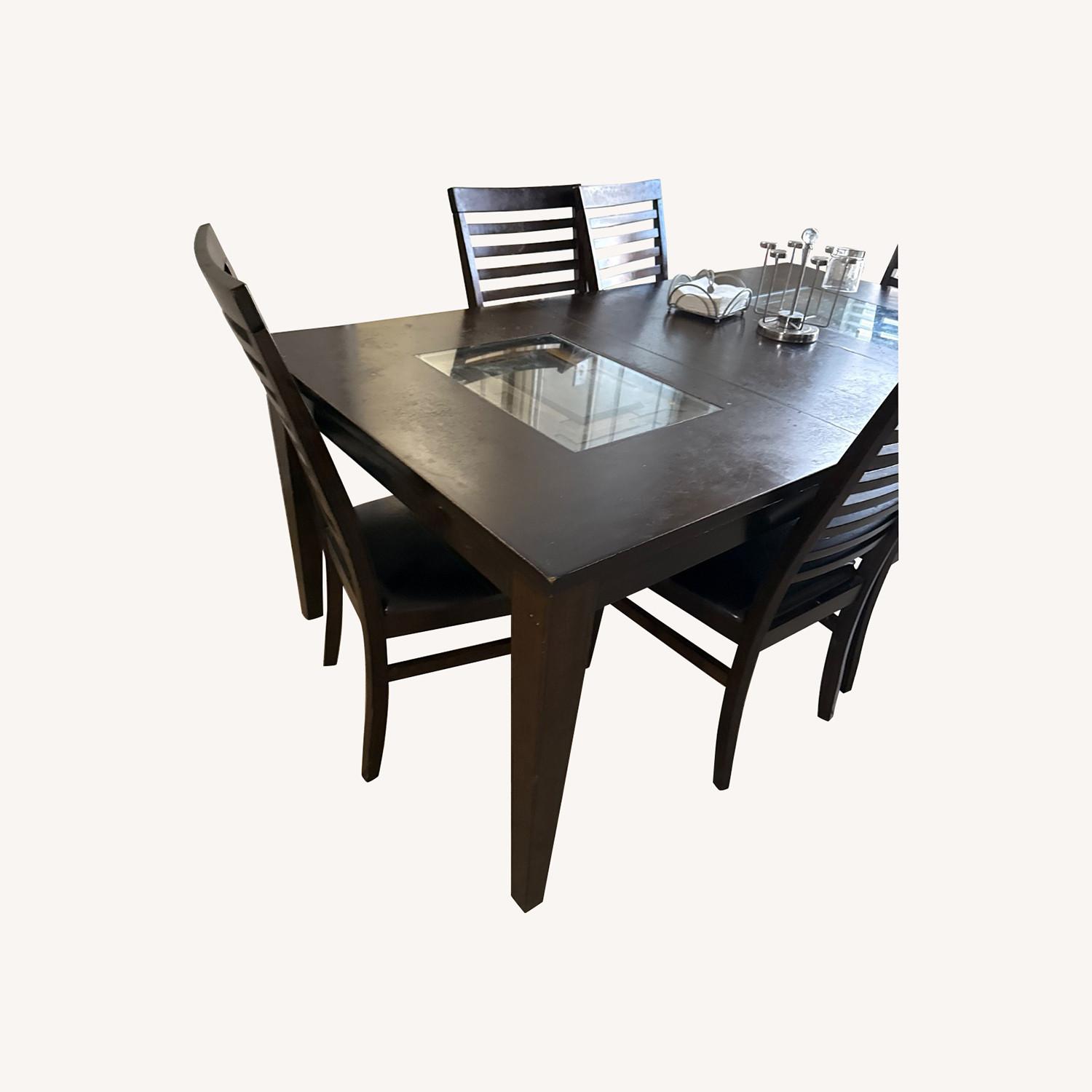 Ashley Dinning Table with 6 Chairs - image-0