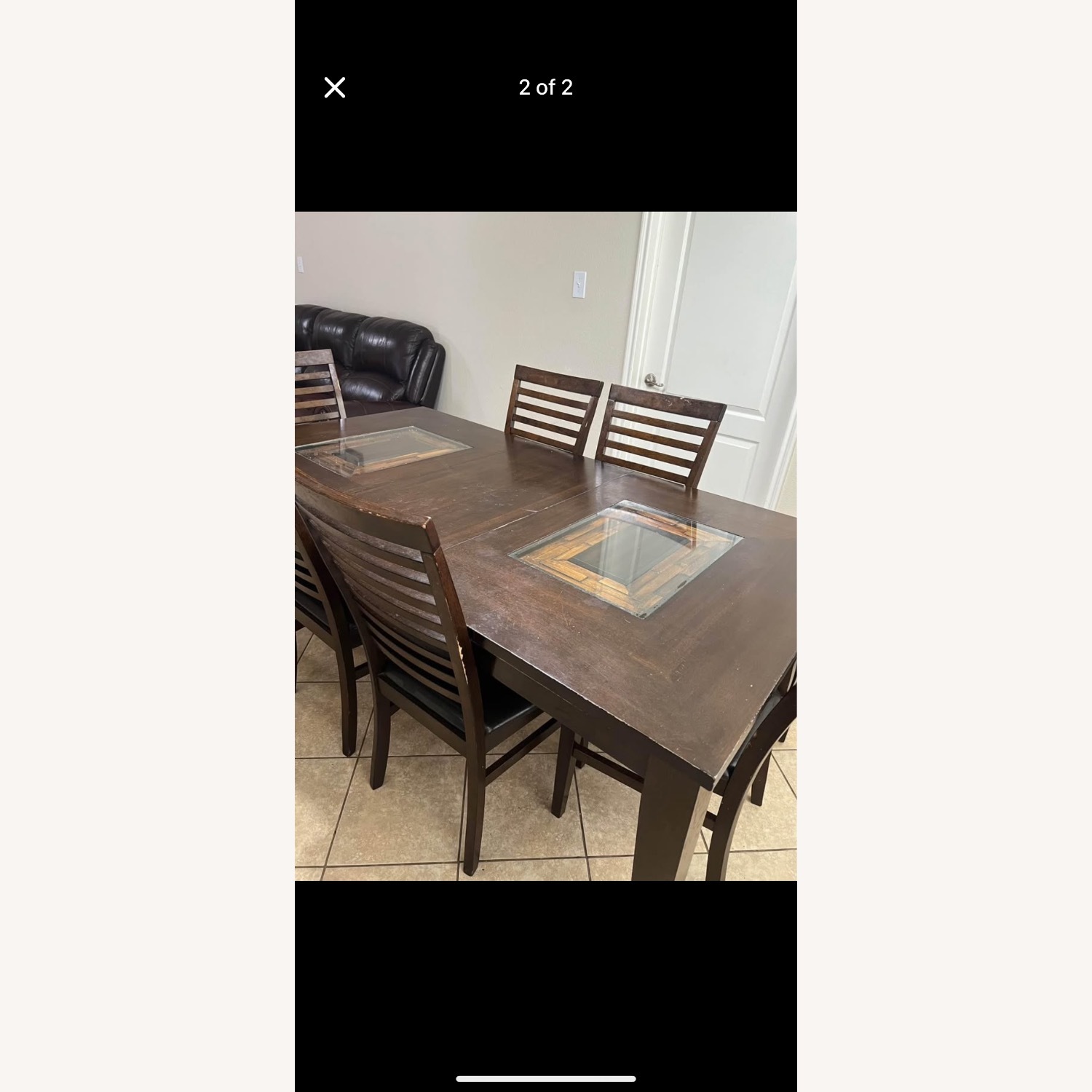 Ashley Dinning Table with 6 Chairs - image-1