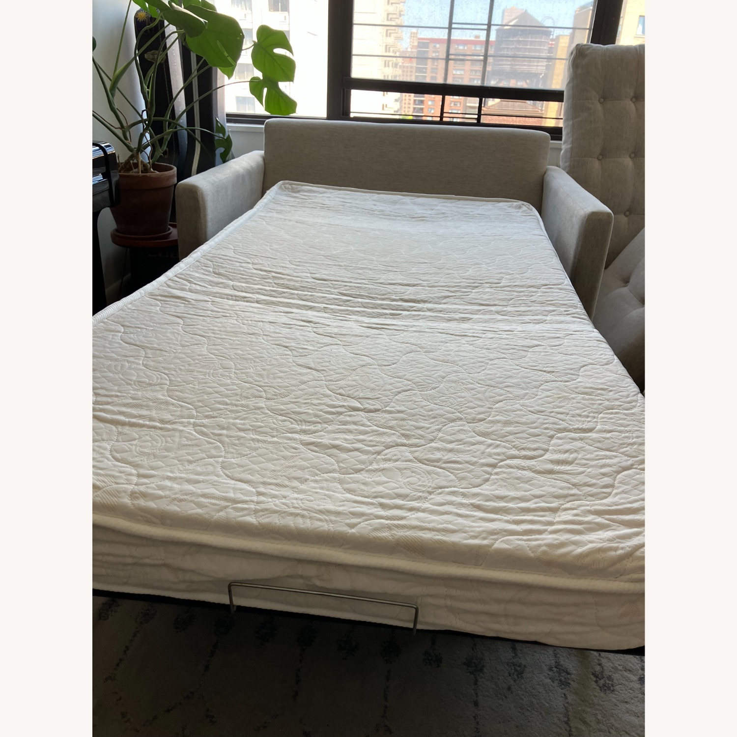 Joybird Neutral Loveseat Sleeper Sofa - image-6