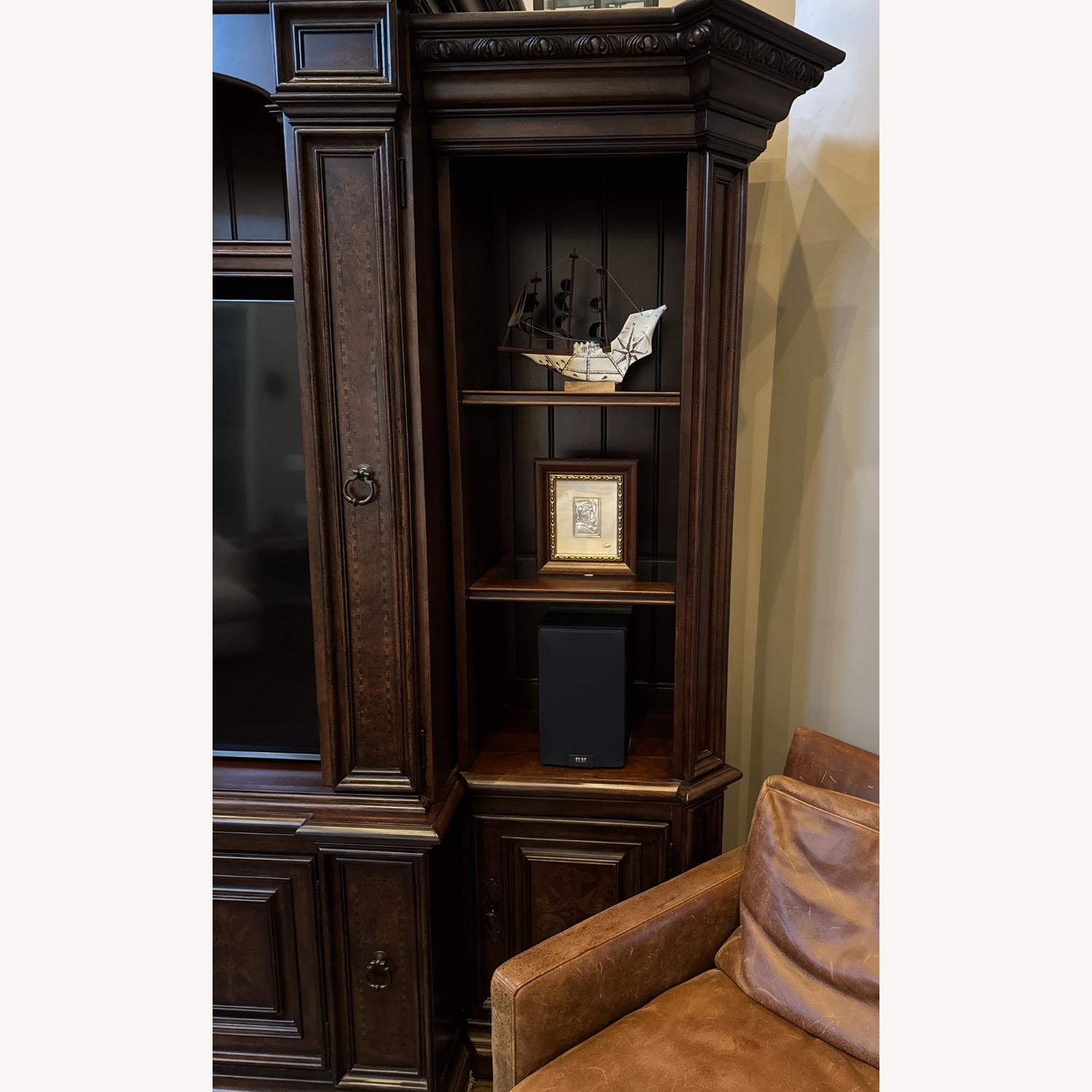 Huffman Koos Large Entertainment Center 4 Pc 75” TV - image-3