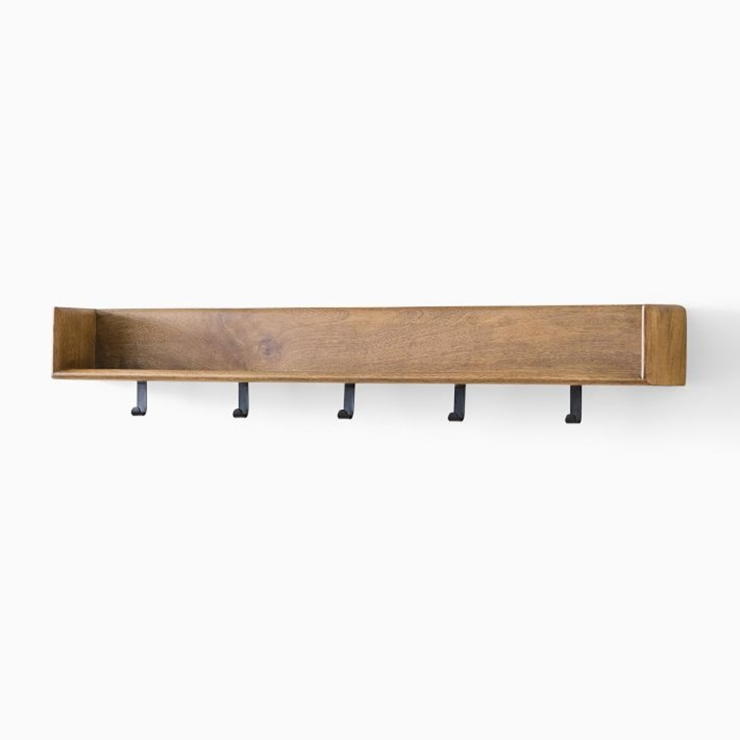 West Elm Anton Shelf w Hooks - image-5