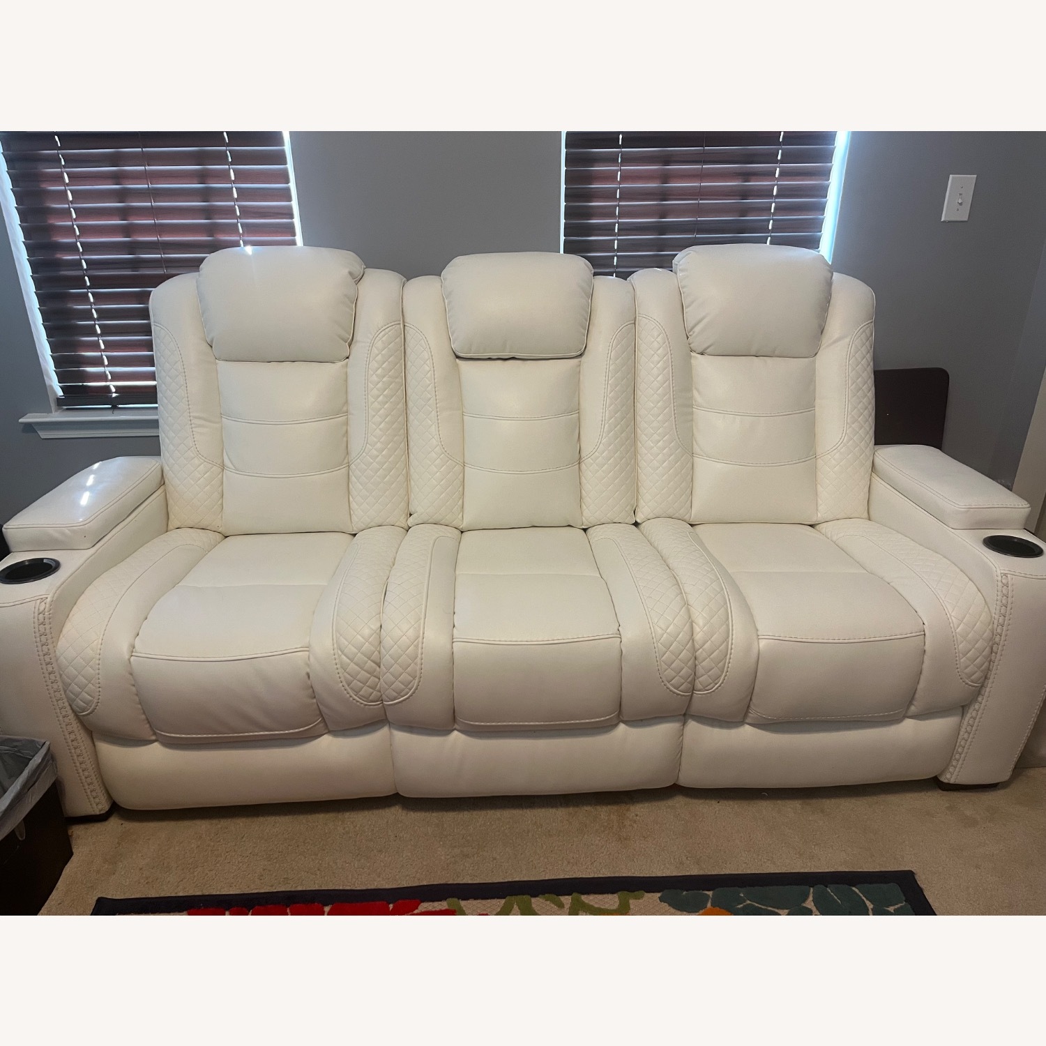 Party Time Dual Power Reclining Sofa - image-2