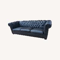 Old Hickory Tannery Cigar Sofa 1990s 