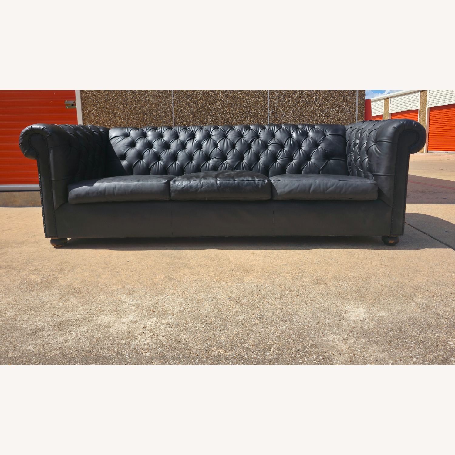 Old Hickory Tannery Cigar Sofa 1990s  - image-6