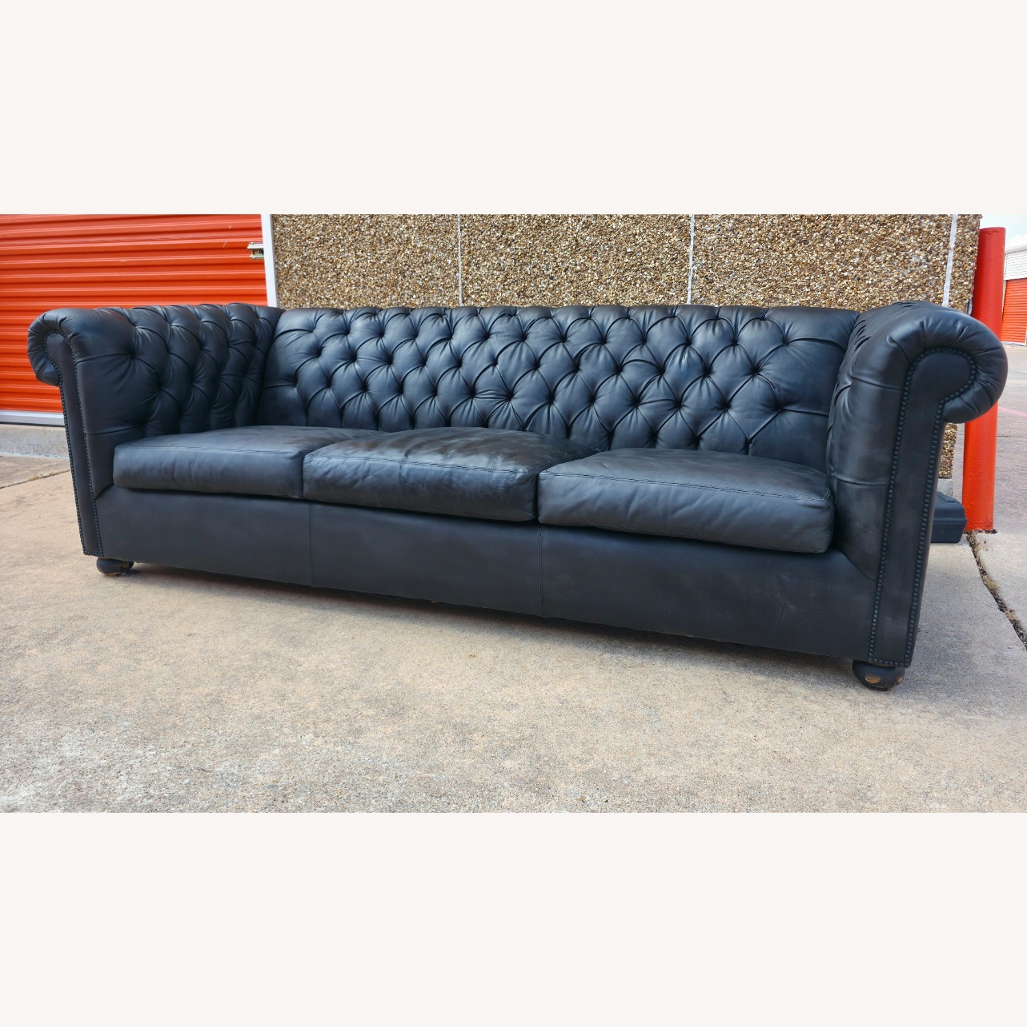 Old Hickory Tannery Cigar Sofa 1990s  - image-3