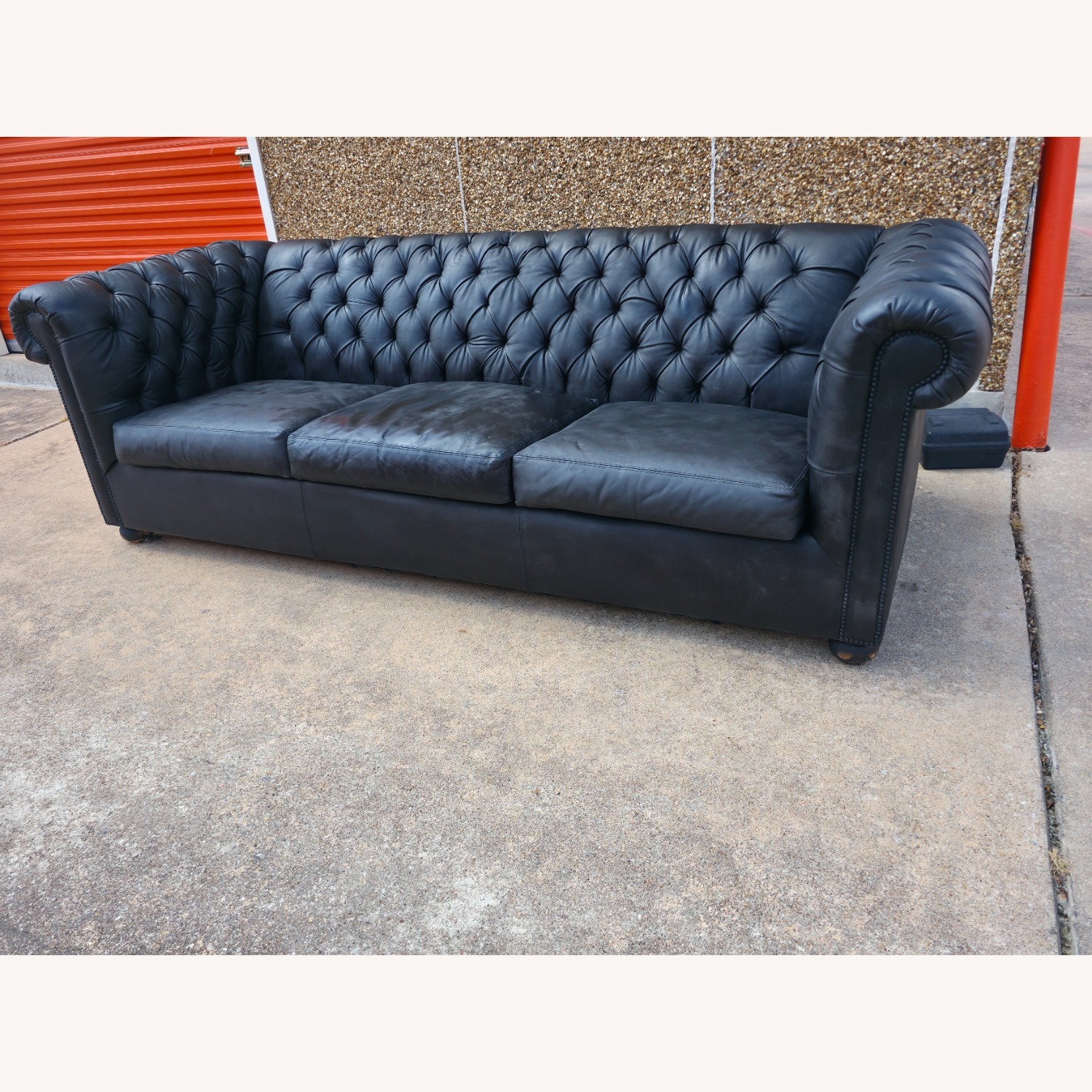 Old Hickory Tannery Cigar Sofa 1990s  - image-7