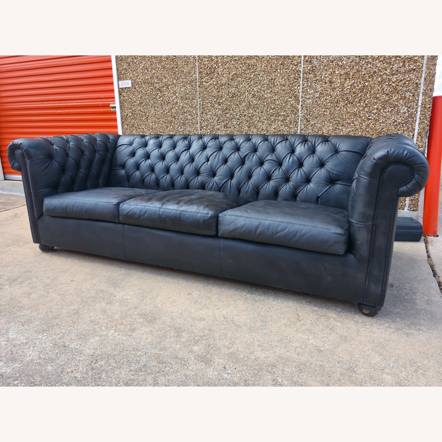 Old Hickory Tannery Cigar Sofa 1990s  - image-2