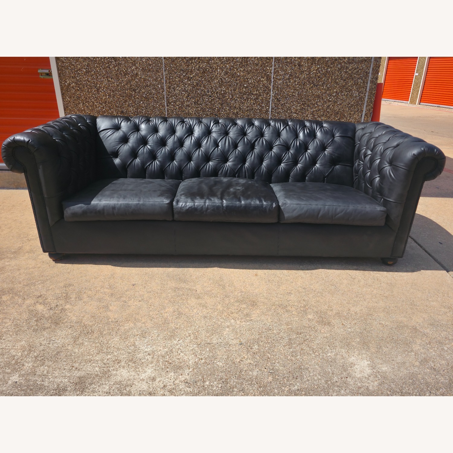 Old Hickory Tannery Cigar Sofa 1990s  - image-5