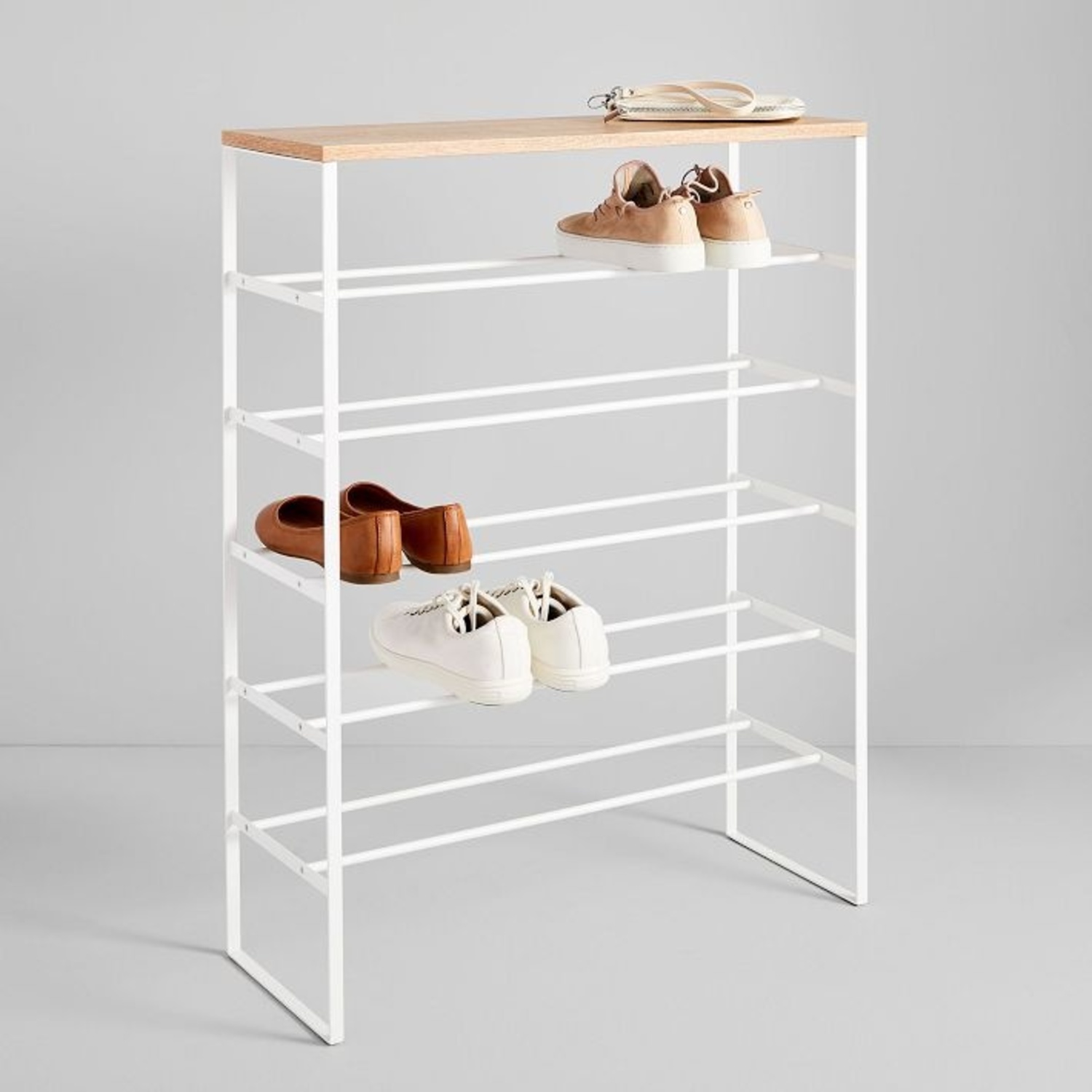 West Elm Yamazaki Tiered Shoe Rack - image-4
