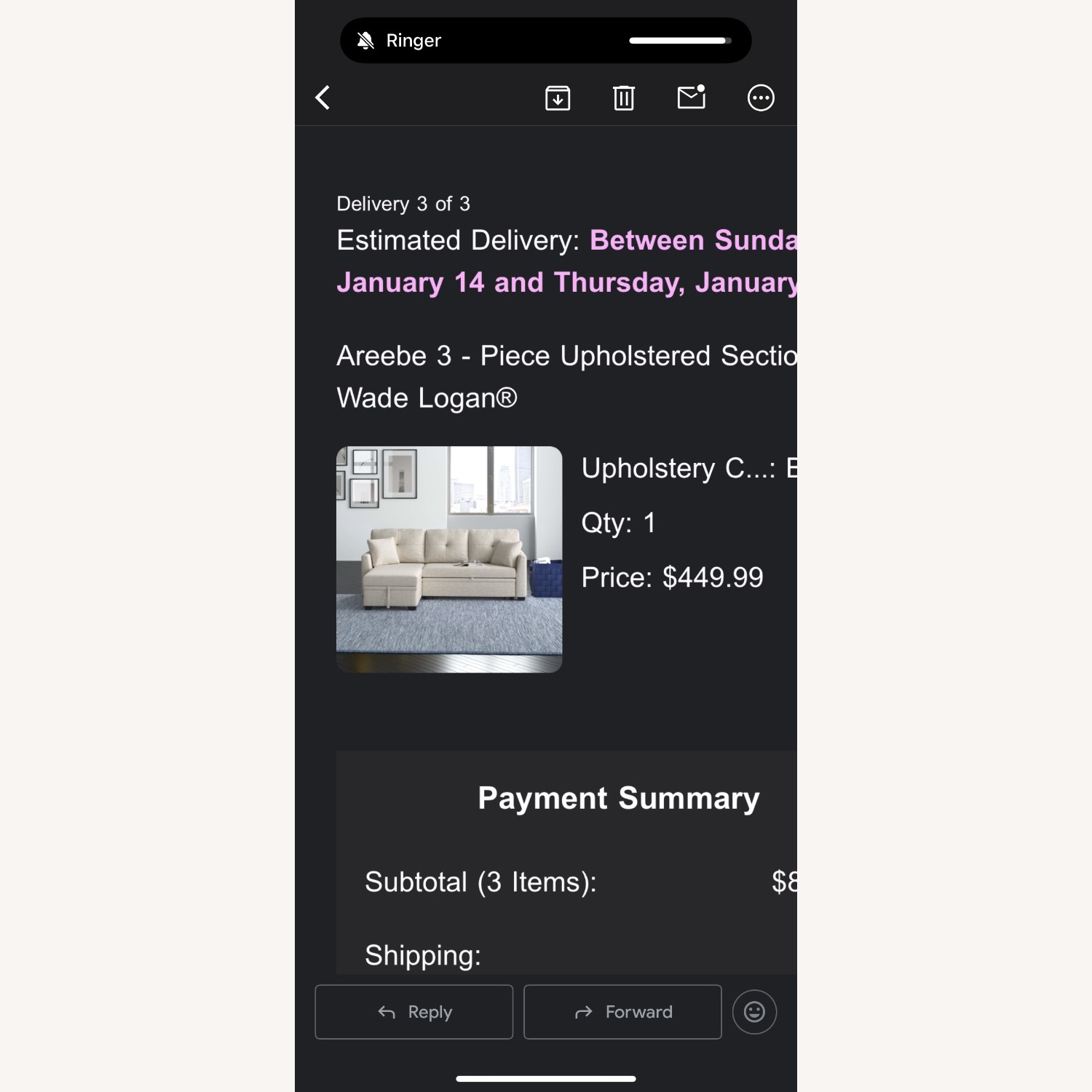 Wayfair Latitude Run Storage Couch  - image-4