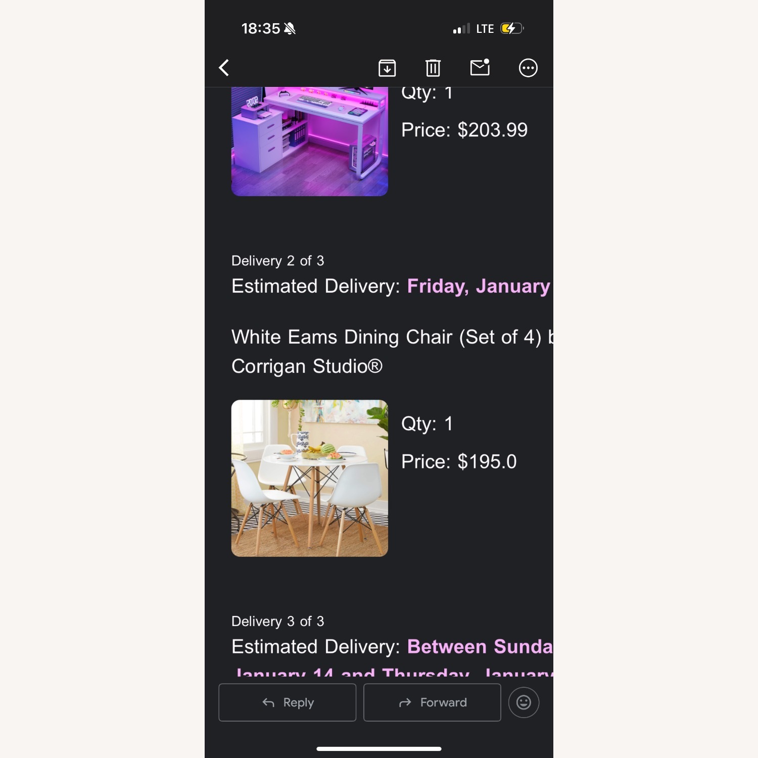 Wayfair Table and Chairs - image-2