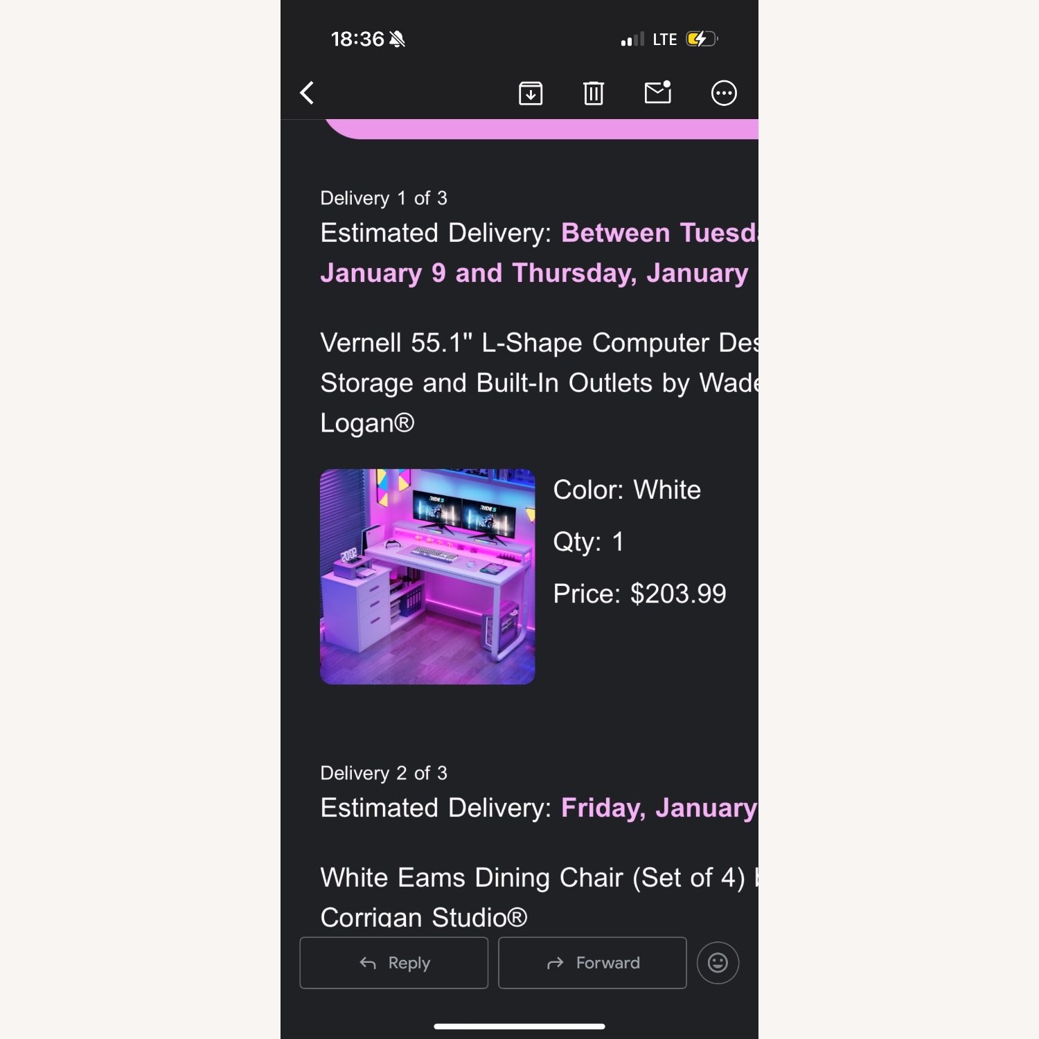 Wayfair Desk  - image-2