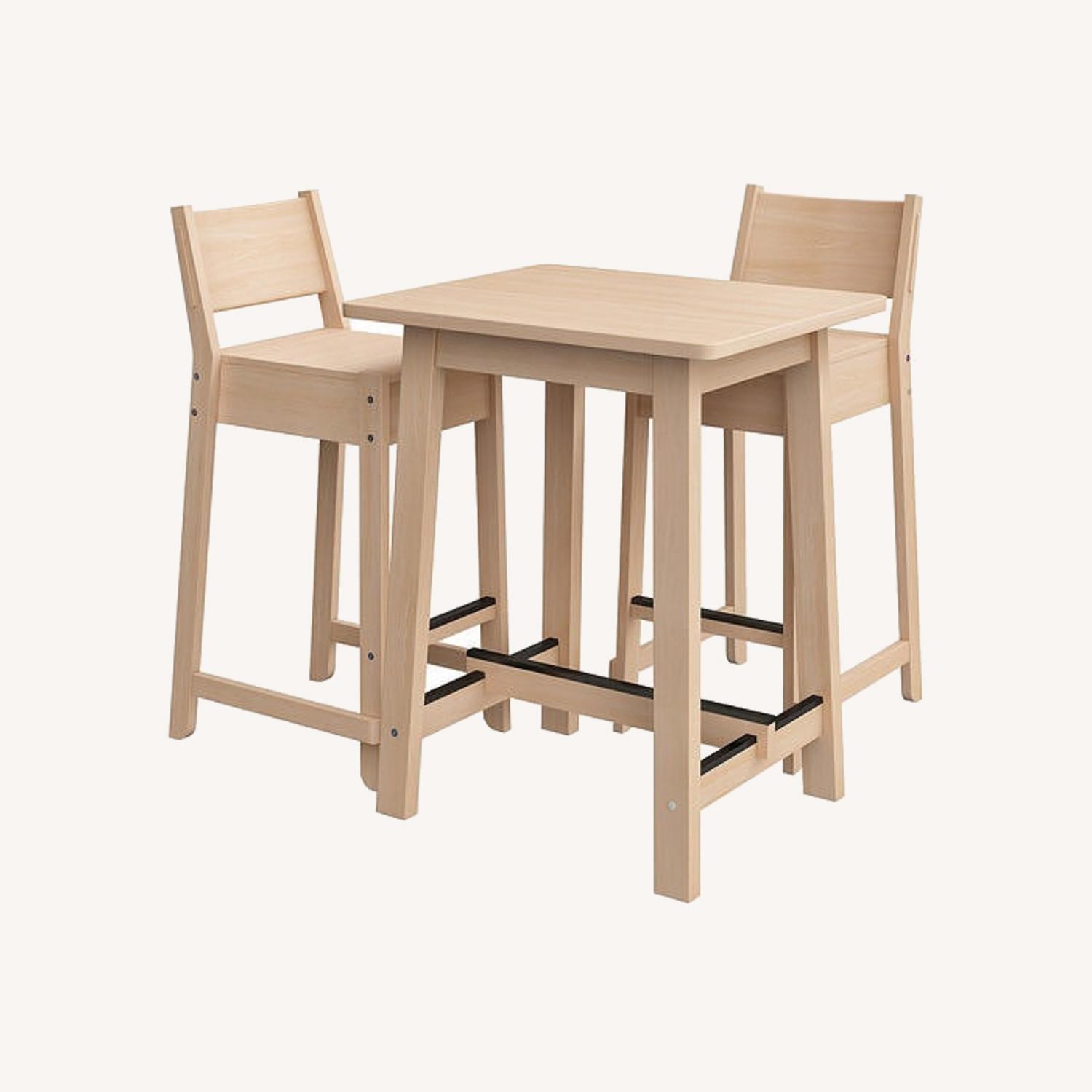 IKEA Norraker High Table and Chair - image-0