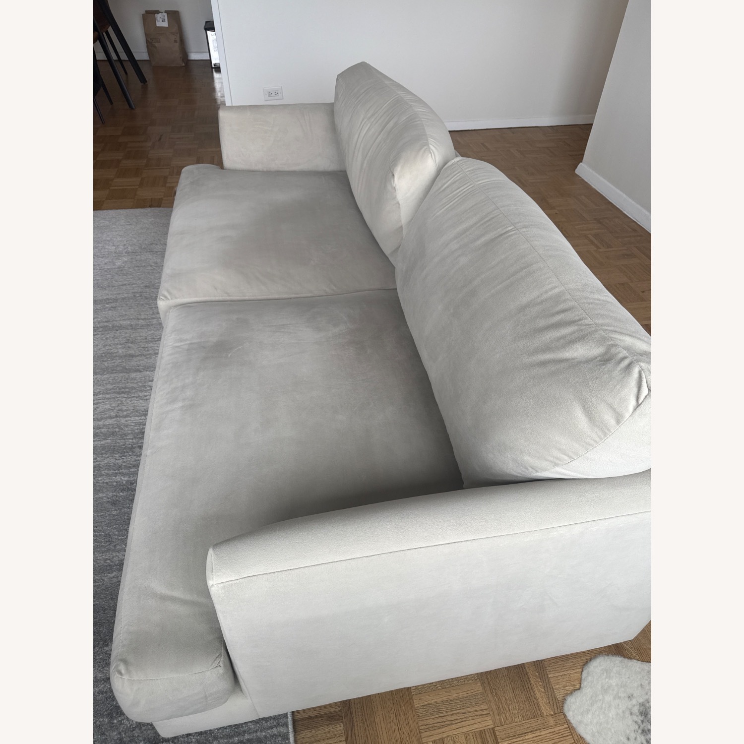 送料3.3万円込　アメリカ購入　West elm グレー L字型 ソファ 送料3.3込 アメリカ購入 West elm グレー L字型 ソファ