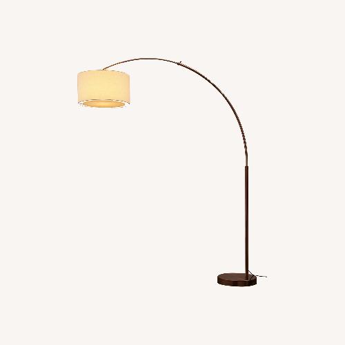 Used CB2 Big Dipper Arc Brass Floor Lamp for sale on AptDeco