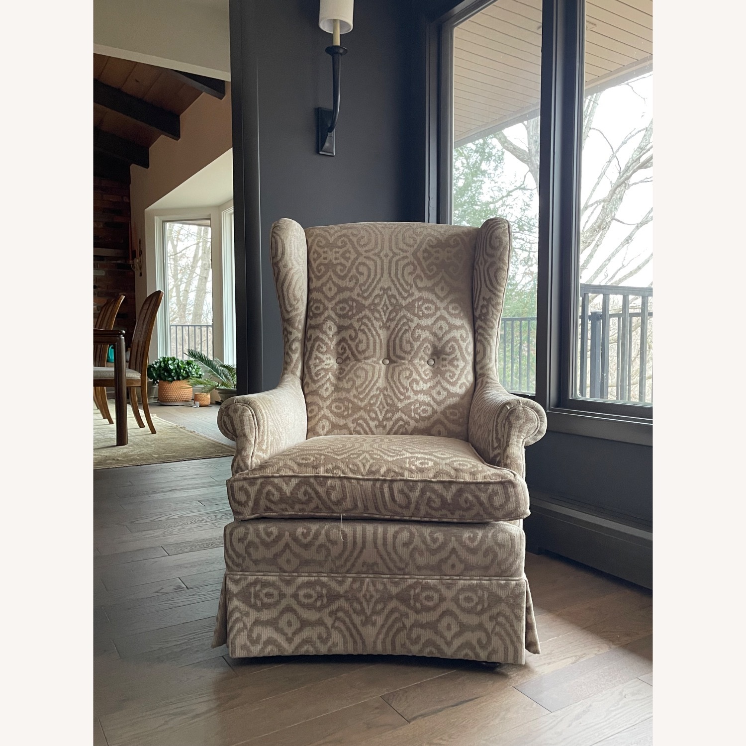 Vintage Wingback Chair - image-14