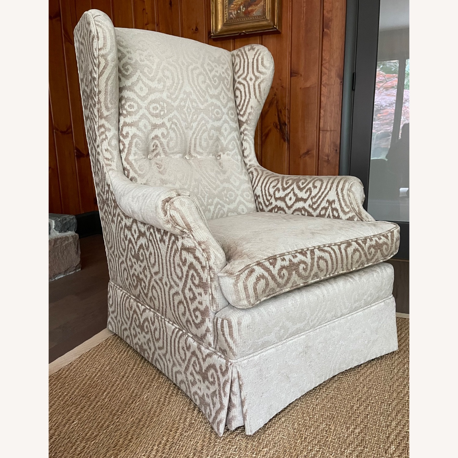 Vintage Wingback Chair - image-11
