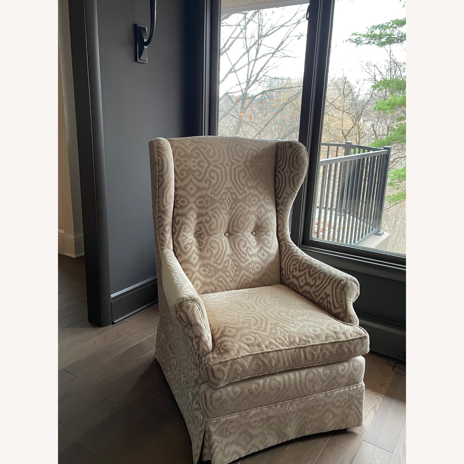 Vintage Wingback Chair - image-13