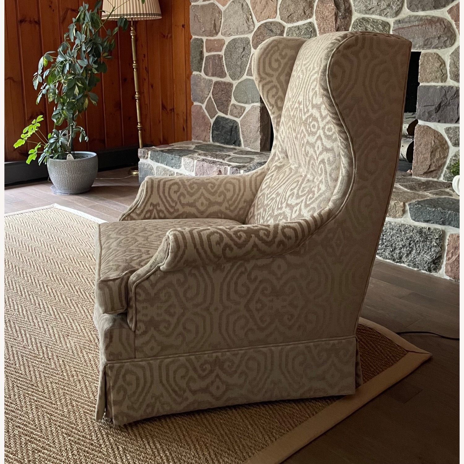 Vintage Wingback Chair - image-3
