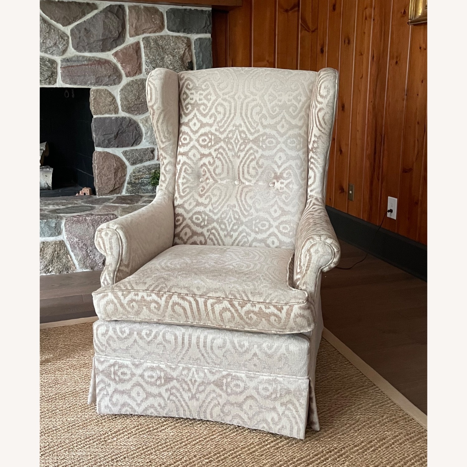 Vintage Wingback Chair - image-1