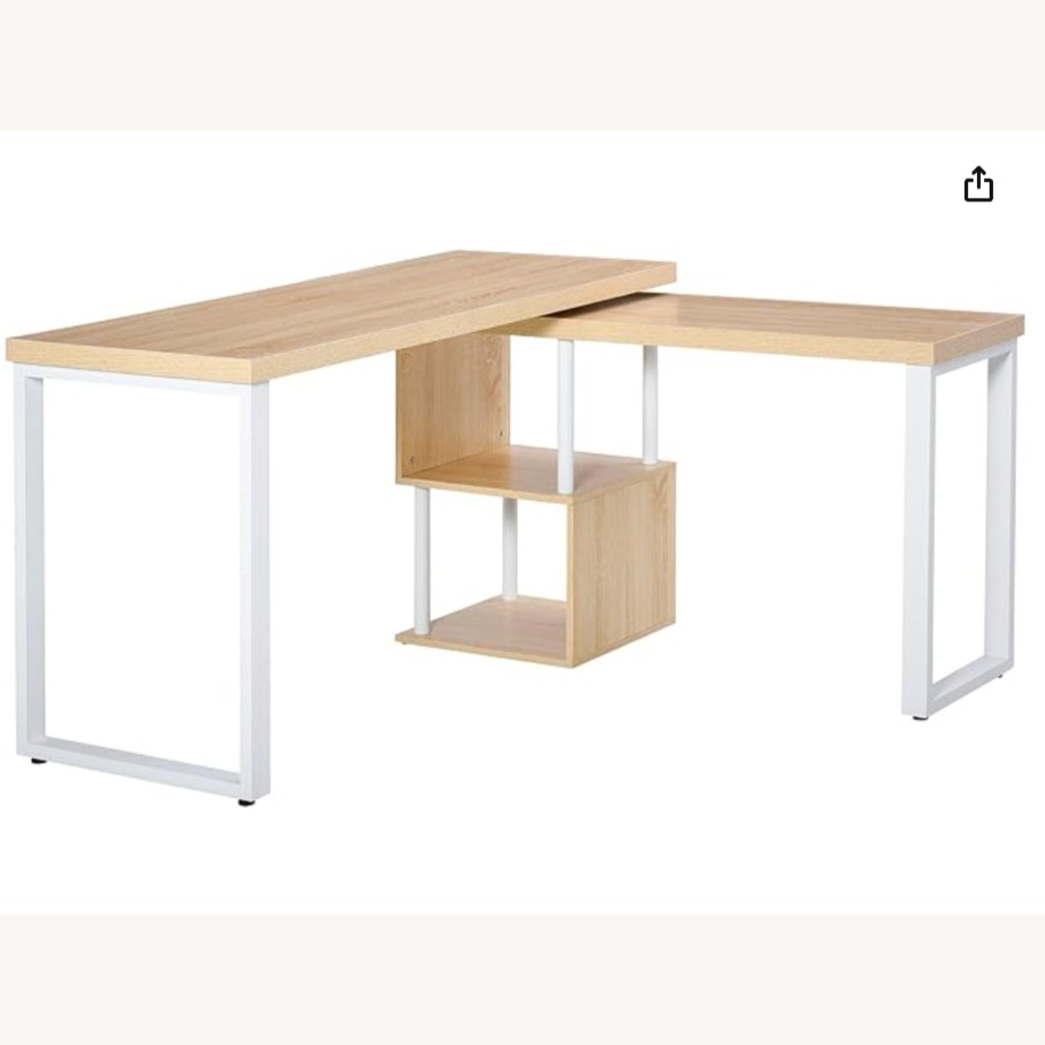 L- shaped Desk with Lots of Storage - image-3