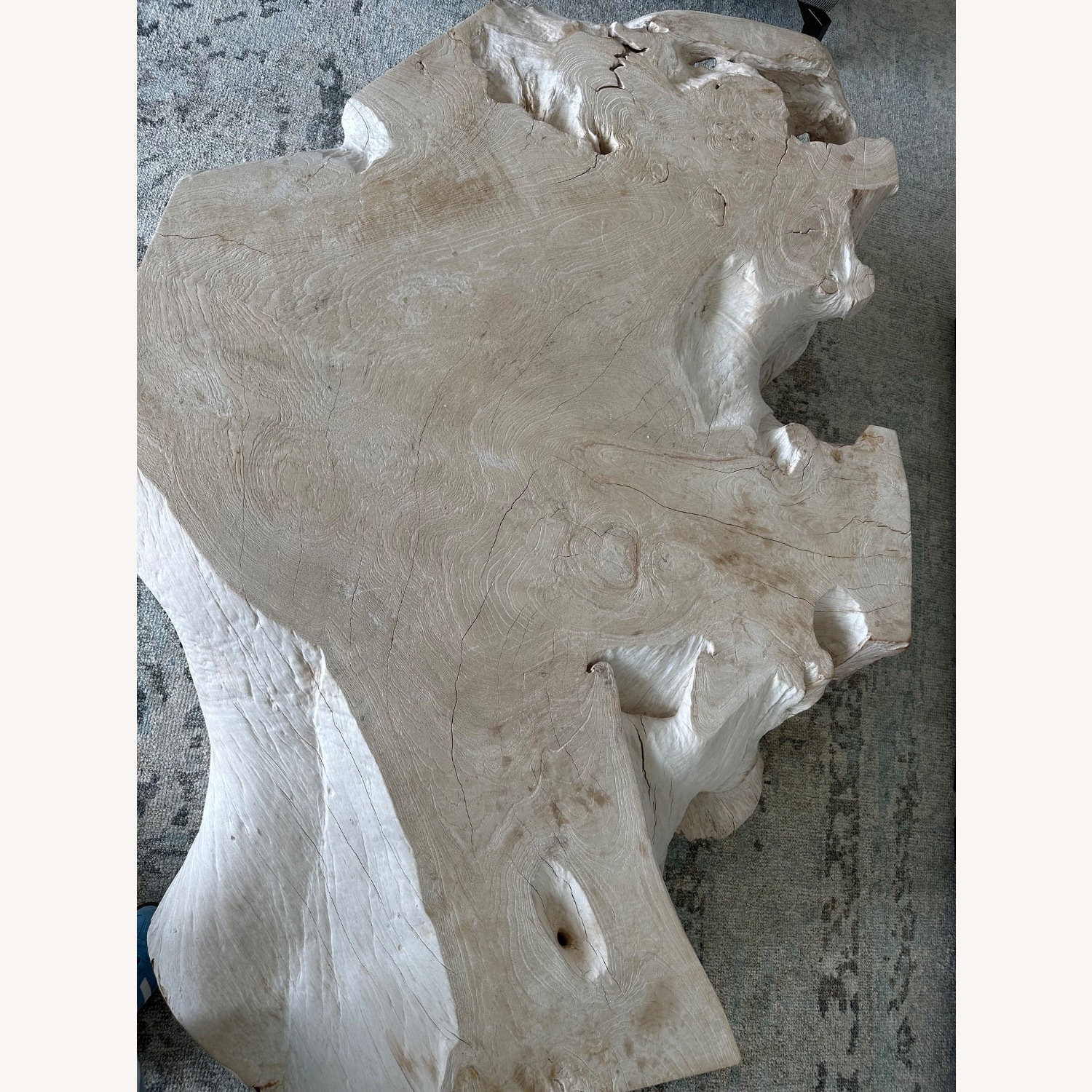 Urban Zen Bleached Teak Coffee Table - image-4