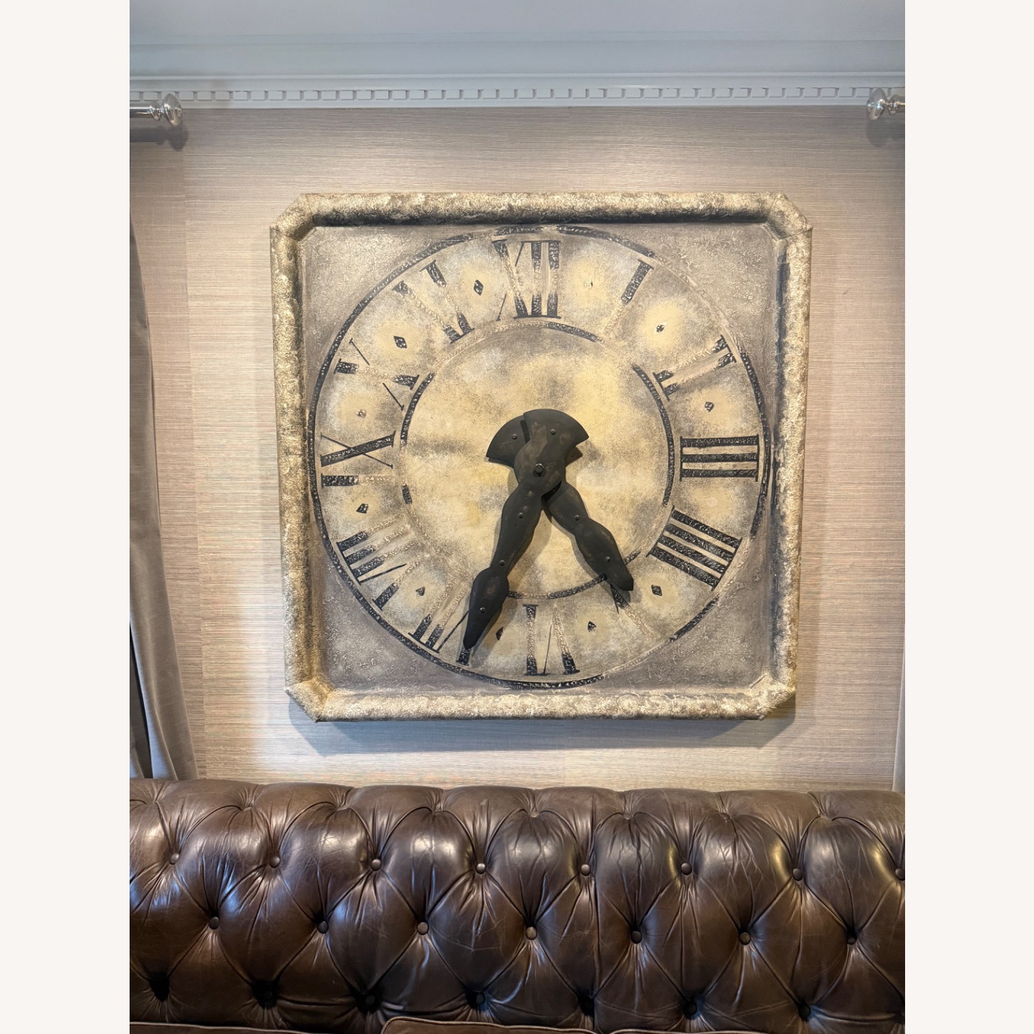 Restoration Hardware Grand Saint Etienne Decorative Wall Clock  - image-1