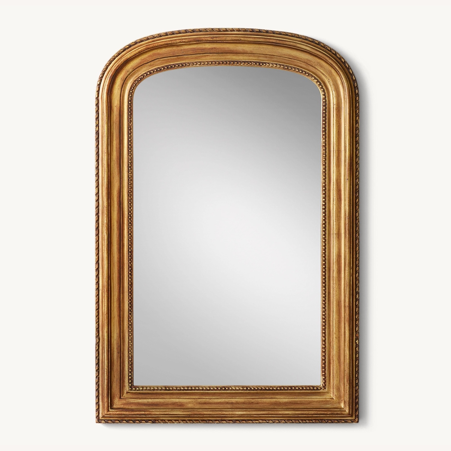 Restoration Hardware Gilt Arched Mirror - image-0