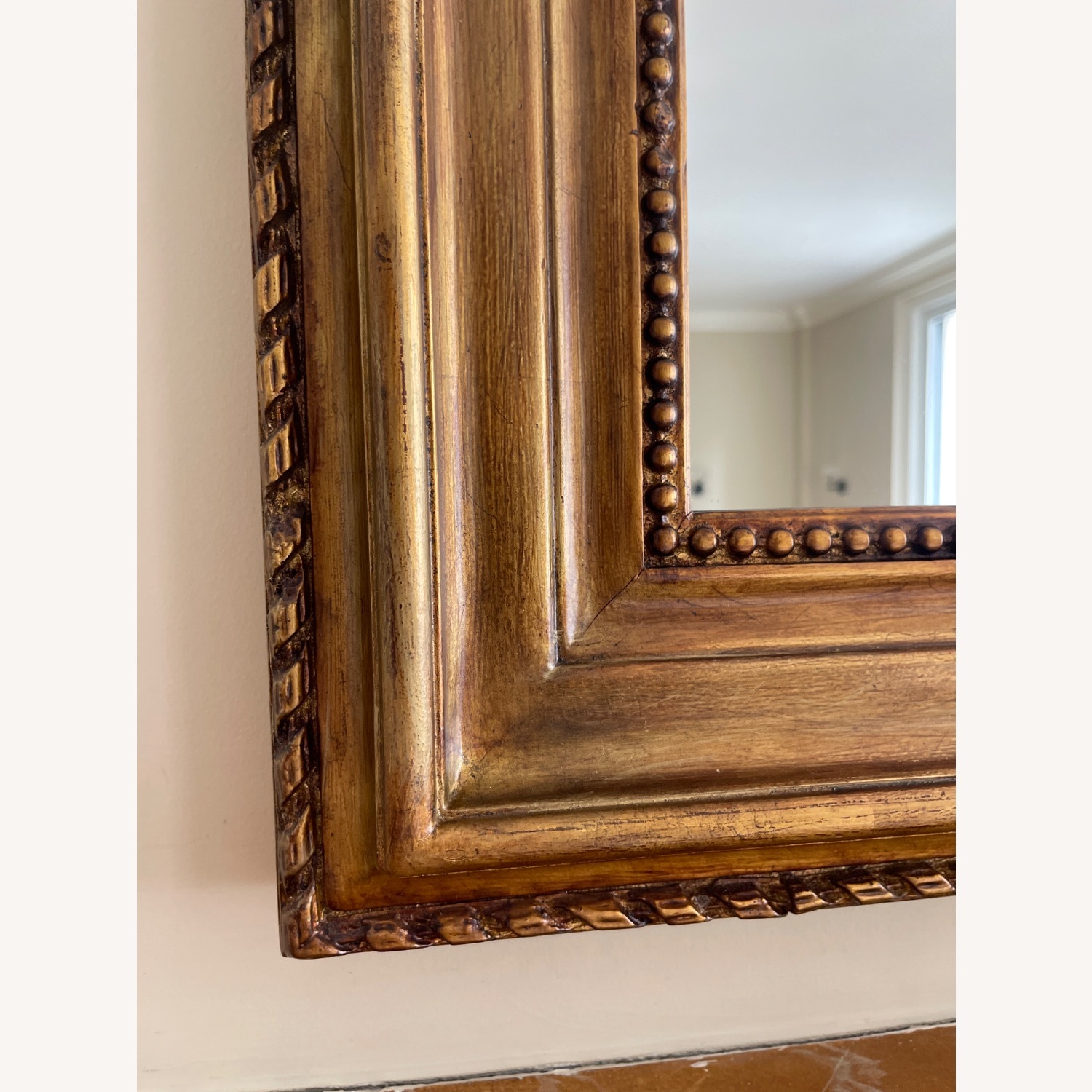 Restoration Hardware Gilt Arched Mirror - image-4