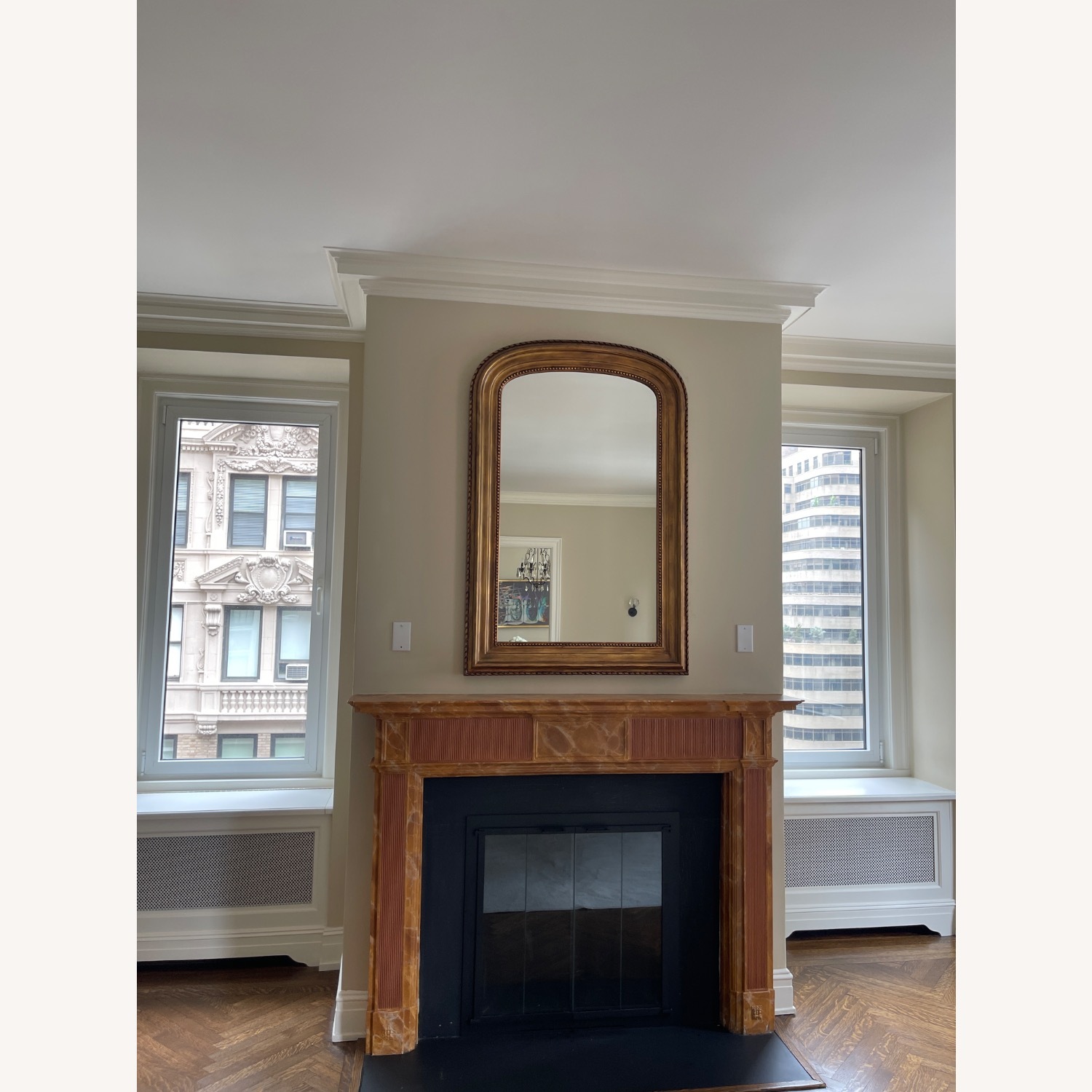 Restoration Hardware Gilt Arched Mirror - image-2