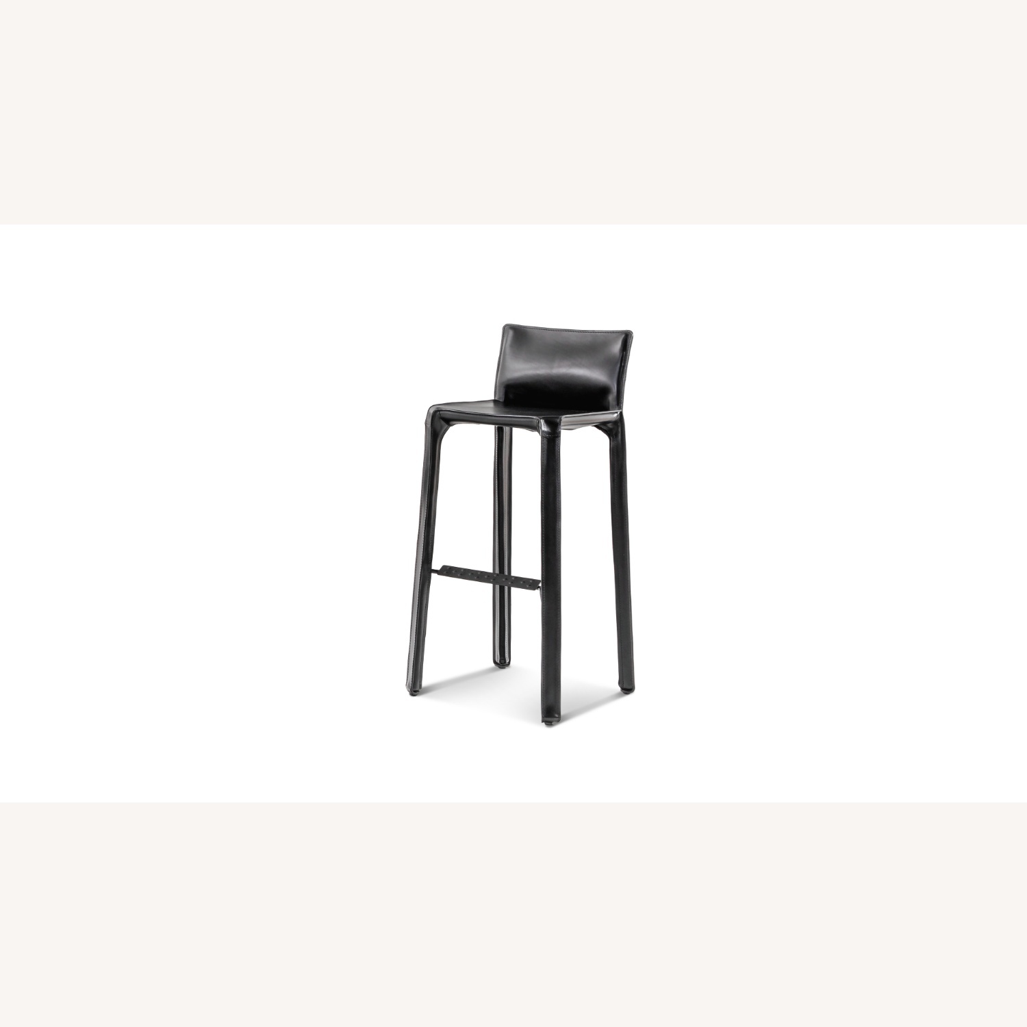 Cassina Leather Cab Stool Set - image-4