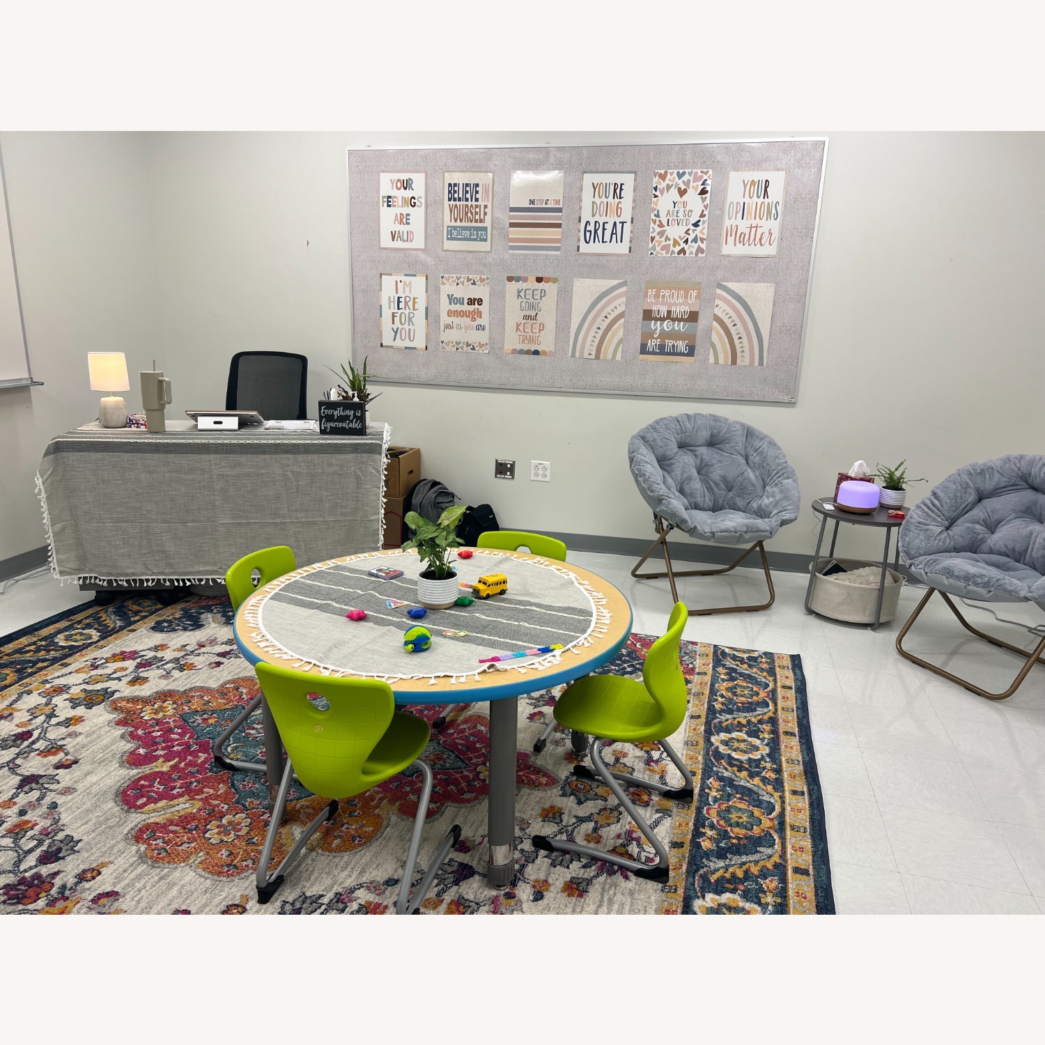 8x10 Vintage Boho Area Rug – Multicolor - image-1