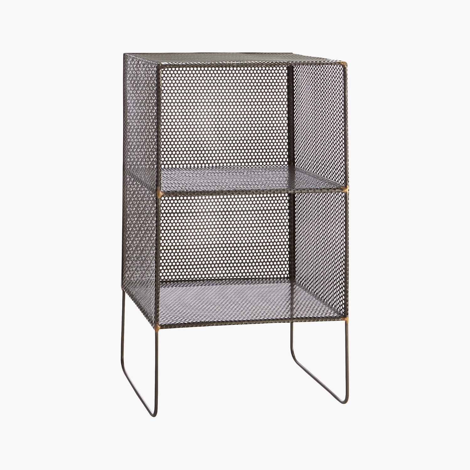CB2 Sift Gunmetal Side Table - image-0
