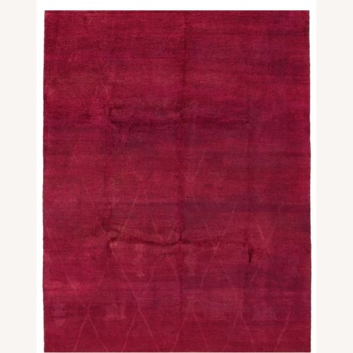 Used 8x 10 Hand-knotted Wool Rug in Magenta/Purple/Plum for sale on AptDeco